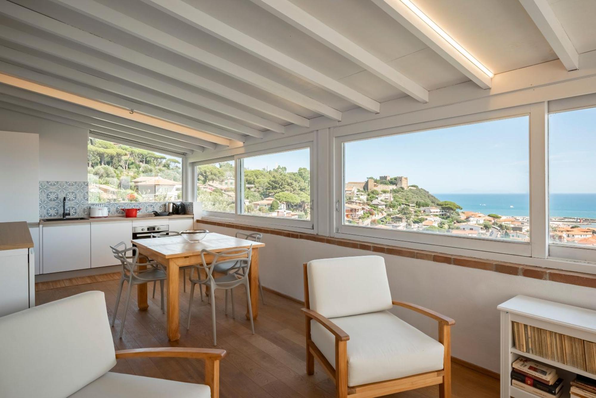 Villa Con Giardino Vista Mare Castiglione della Pescaia Buitenkant foto